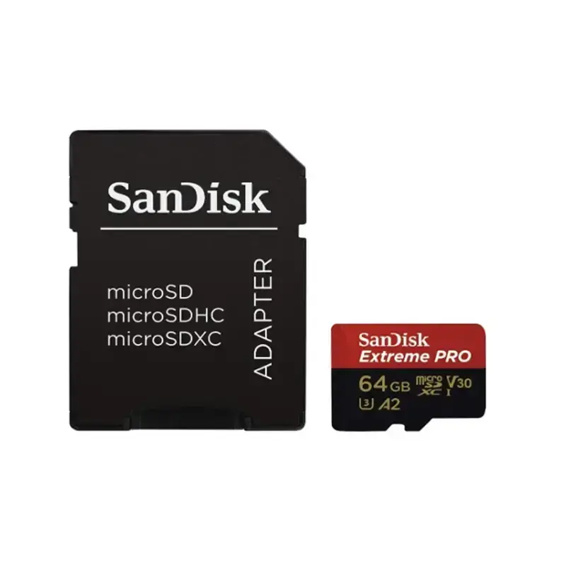 کارت حافظه SanDisk Extreme Pro UHS-I QXCU به همذاه آداپتور